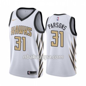 Atlanta Hawks Chandler Parsons 31 Nike 2019-2020 Valkoinen City Edition Pelipaidat Swingman - Miesten